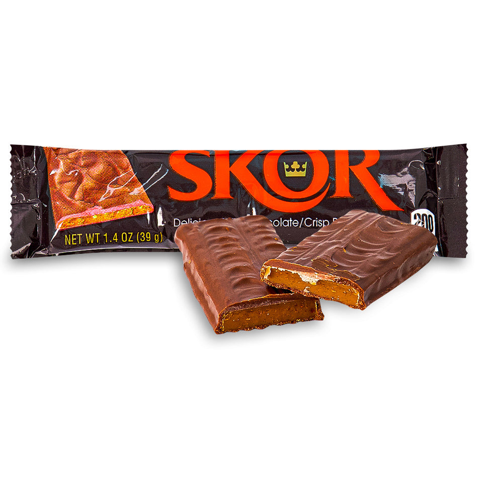 Skor Chocolate Bar Opened, skor chocolate, skor, chewy chocolate bar, canadian chocolate, canadian candy, canadian chocolate bar