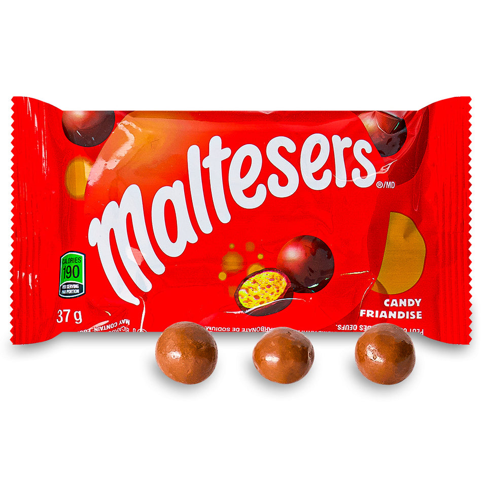 Maltesers Chocolate 37g Opened, Canadian Chocolate, Maltesers Chocolate, Maltesers, crunchy chocolate