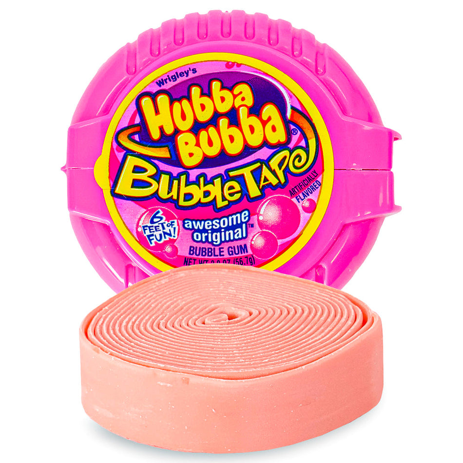 Hubba Bubba Awesome Original Bubble Gum Tape, retro candy, retro gum, hubba bubba, hubba bubba bubble gum, hubba bubba chewing gum