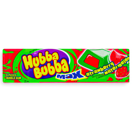 Hubba Bubba Max Strawberry Watermelon Bubble Gum, retro candy, retro gum, hubba bubba, hubba bubba bubble gum, hubba bubba chewing gum, ​​watermelon gum, watermelon bubble gum