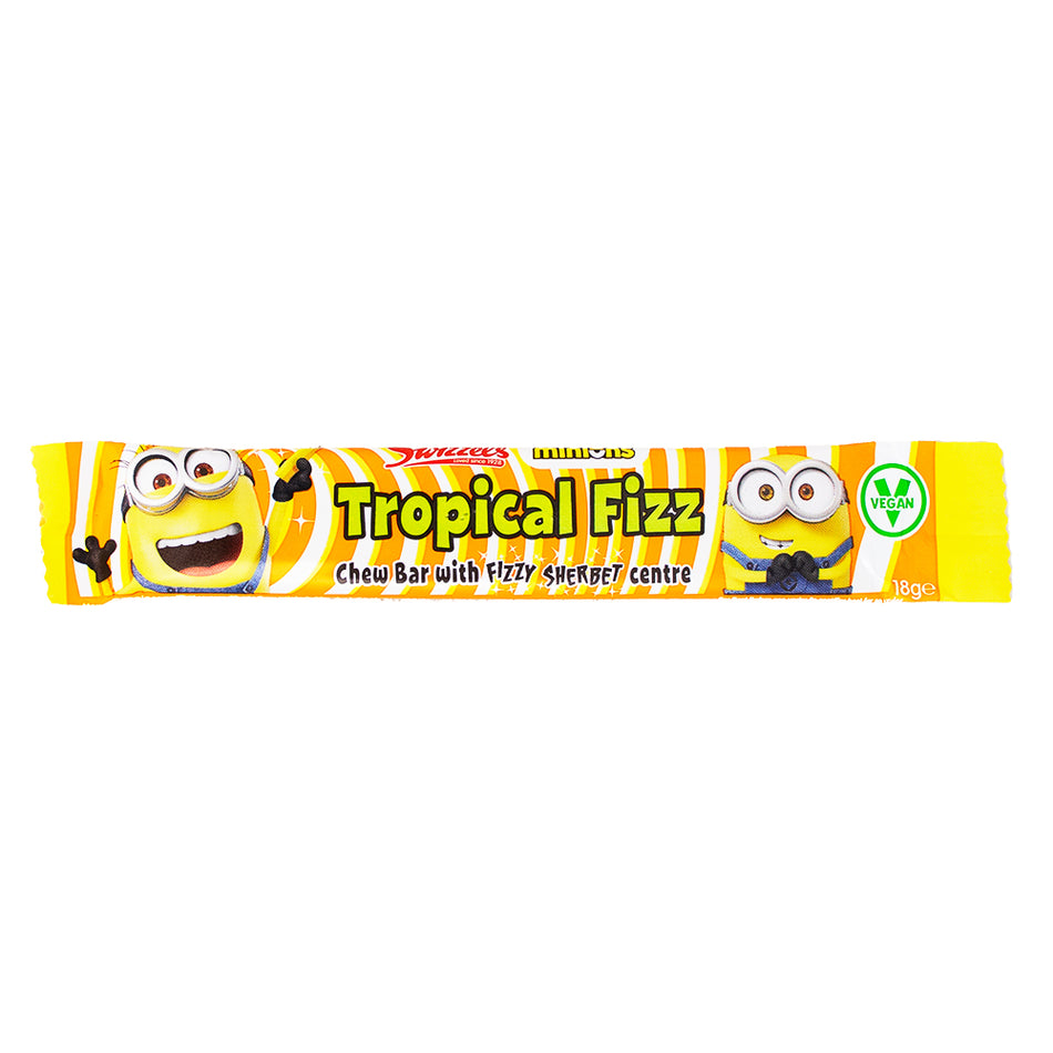 Swizzel's Minions Tropical Fizz Chew Bar (UK) - 18g - British Candy