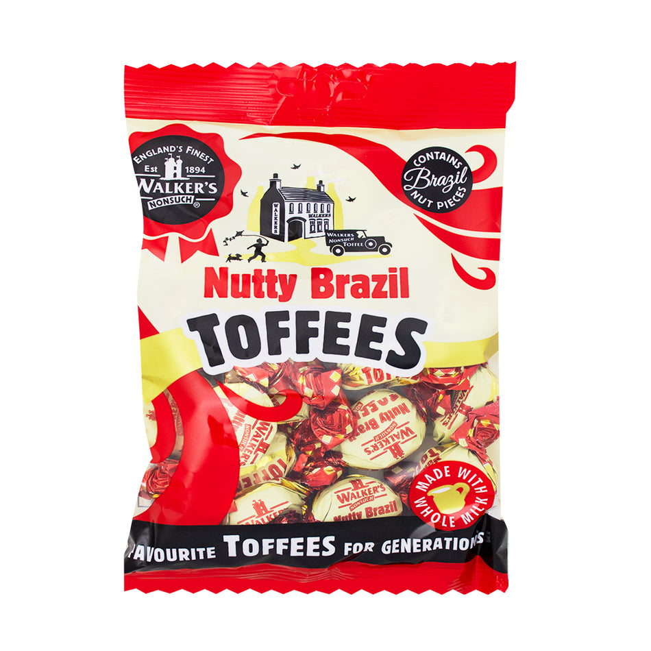 Walker's Nutty Brazil Toffees (UK) - 150g