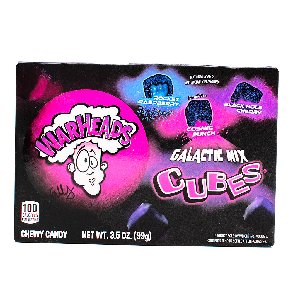 Warheads Galactic Mix Cubes - 3.5oz