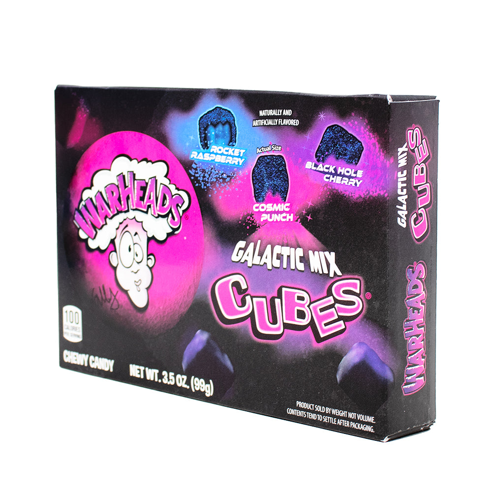 Warheads Galactic Mix Cubes - 3.5oz 